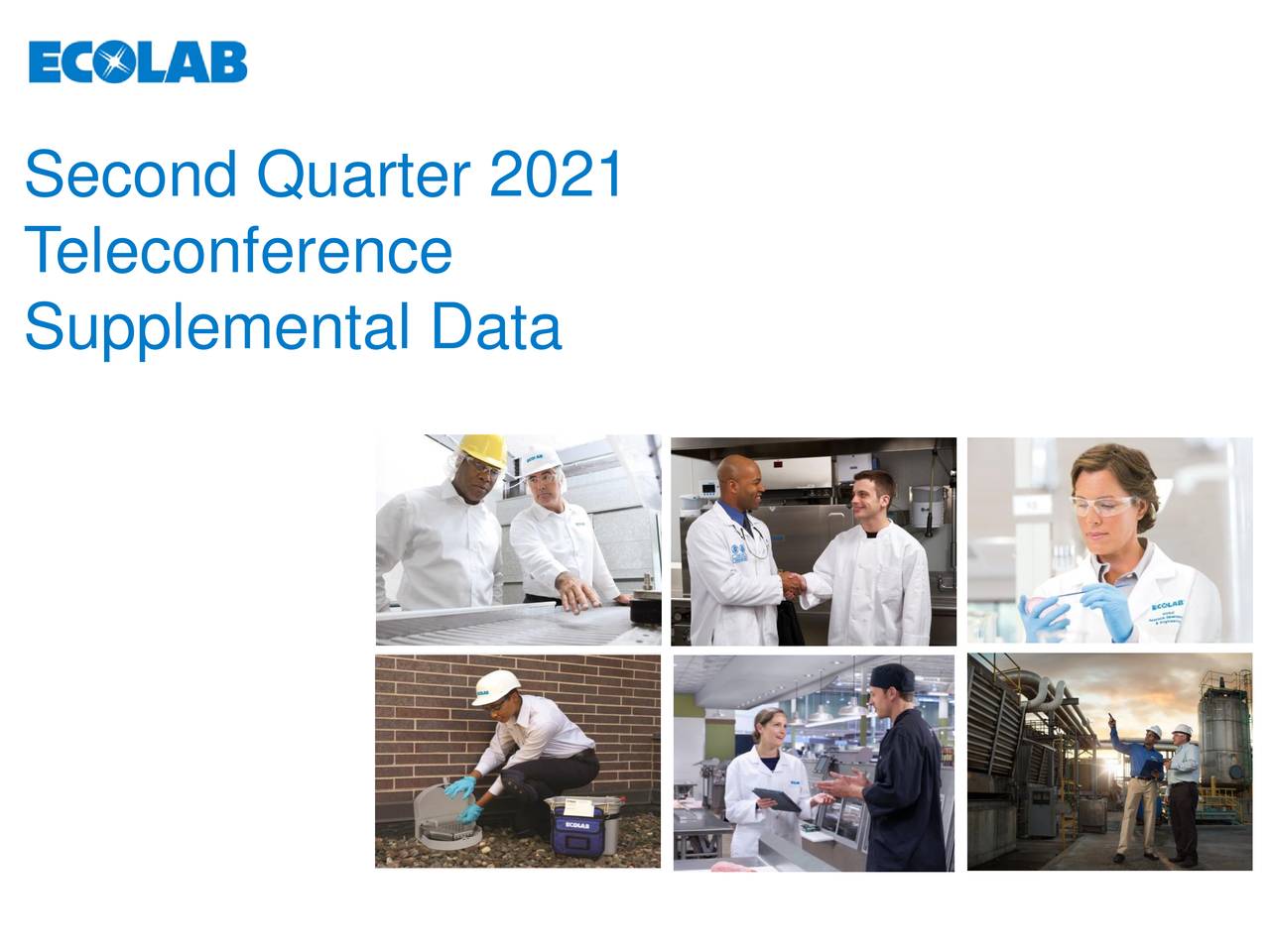 Ecolab Inc. 2021 Q2 Results Earnings Call Presentation (NYSEECL