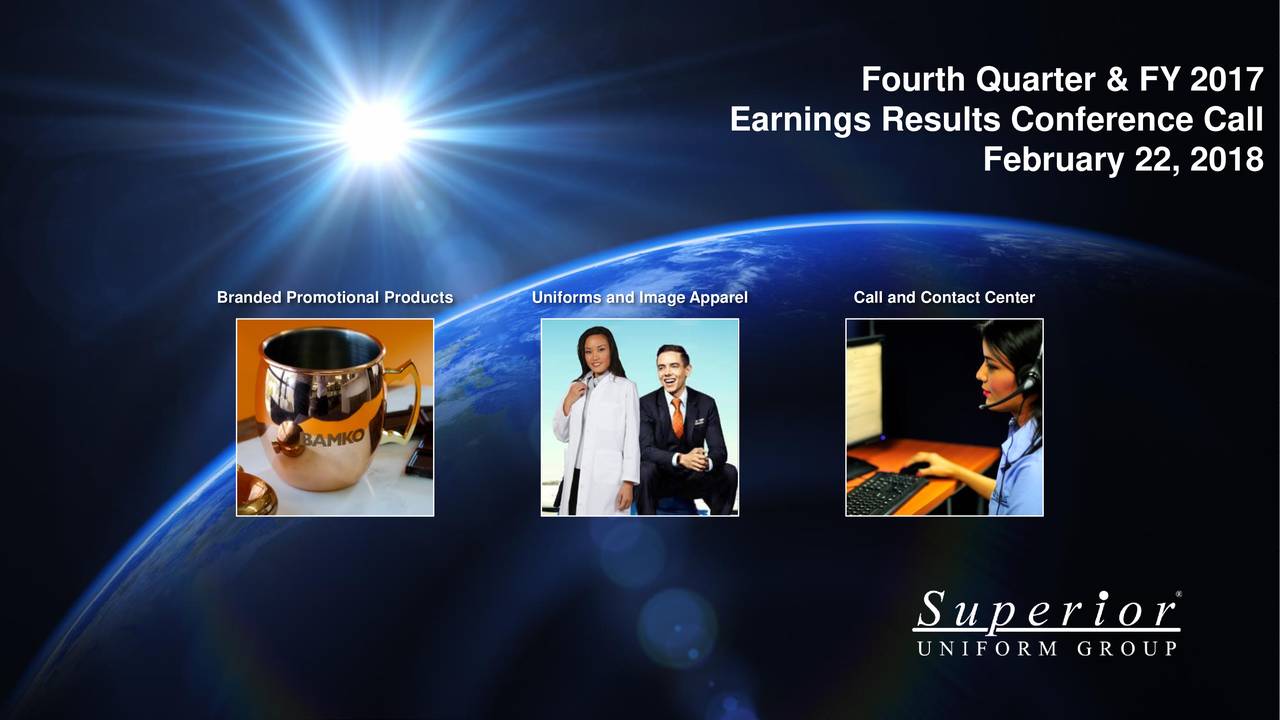 Superior Uniform Group, Inc. 2017 Q4 Results Earnings Call Slides
