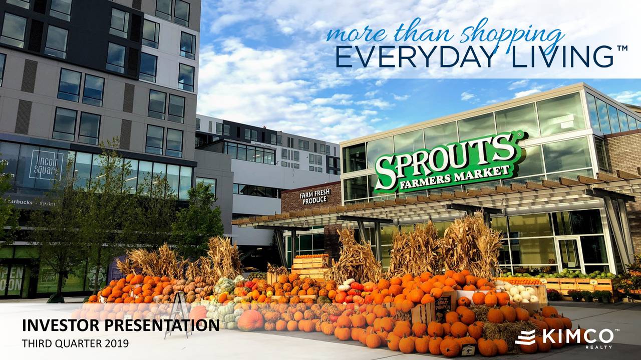 Kimco Realty (KIM) Investor Presentation Slideshow (NYSEKIM