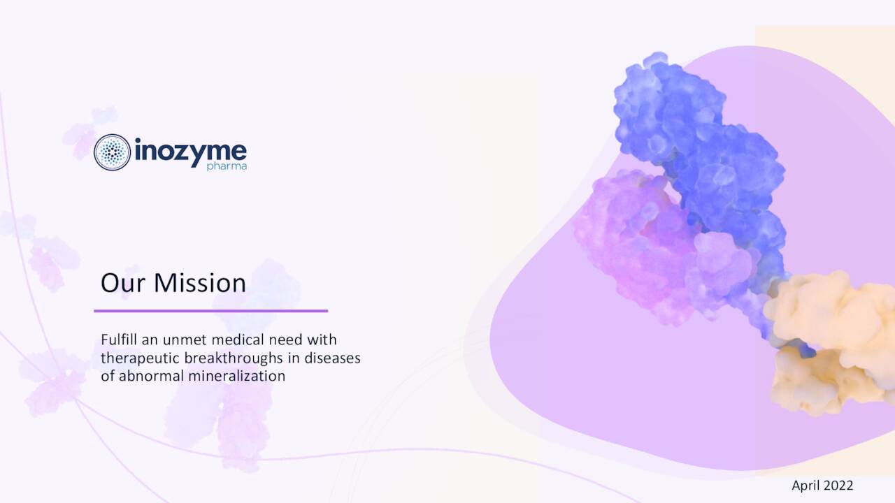 Inozyme Pharma (INZY) Investor Presentation - Slideshow (NASDAQ:INZY ...