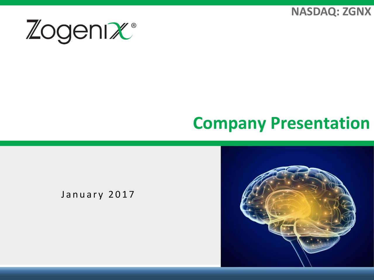 zogenix corporate presentation