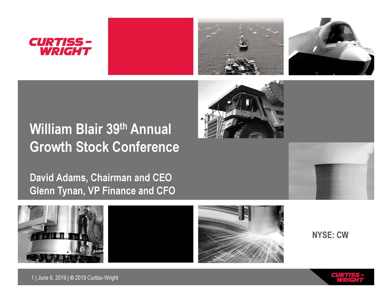 CurtissWright (CW) Presents At William Blair Growth Stock Conference