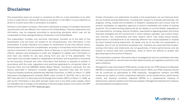 Valneva SE 2025 Q4 - Results - Earnings Call Presentation (NASDAQ:VALN ...