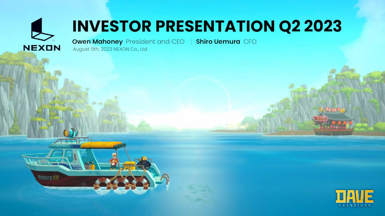 nexon investor presentation q2 2023