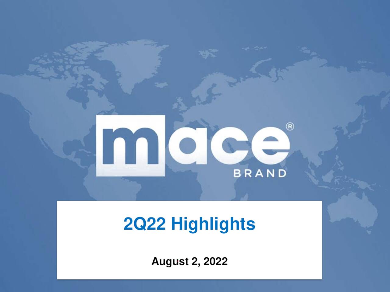 Mace Security International, Inc. 2022 Q2 Results Earnings Call