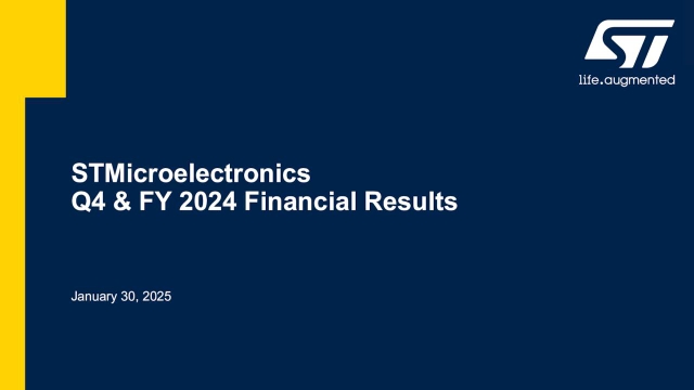STMicroelectronics N.V. 2024 Q4 - Results - Earnings Call Presentation ...