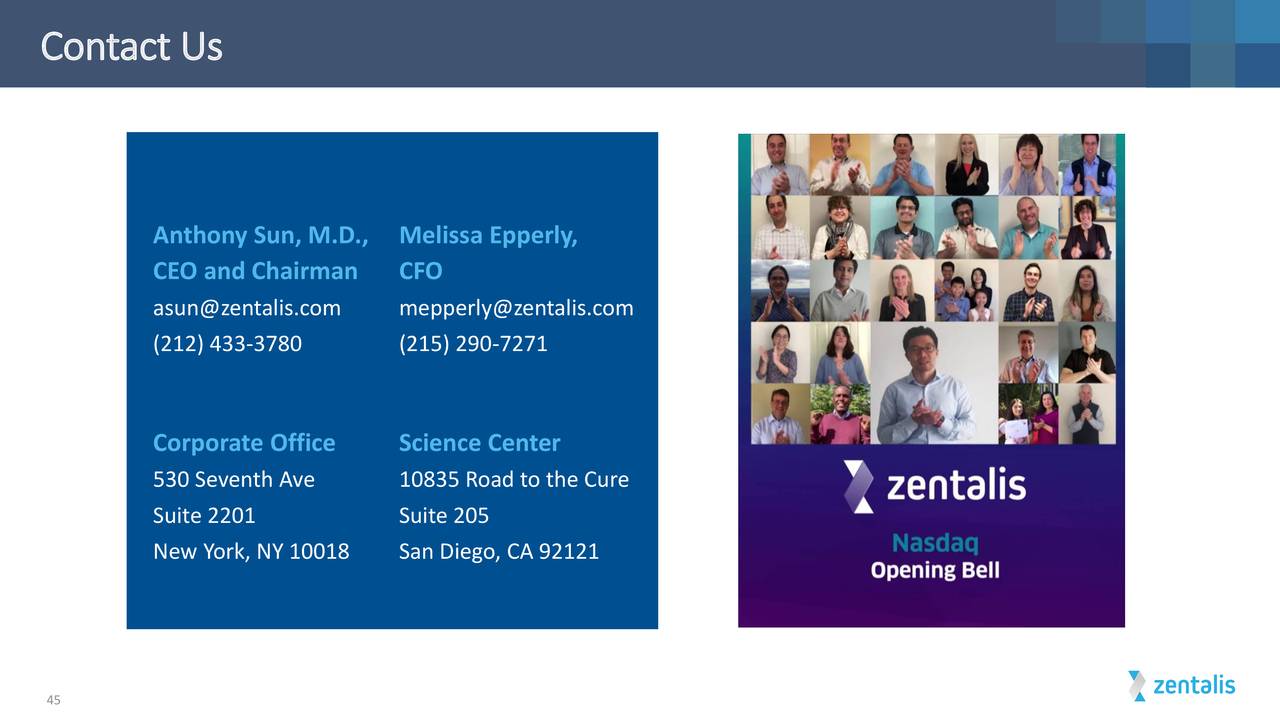 zentalis corporate presentation