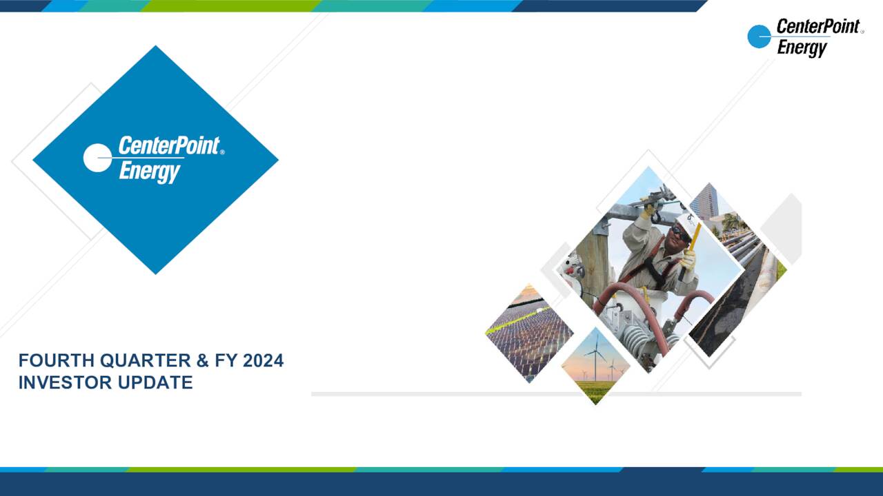CenterPoint Energy, Inc. 2024 Q4 - Results - Earnings Call Presentation ...