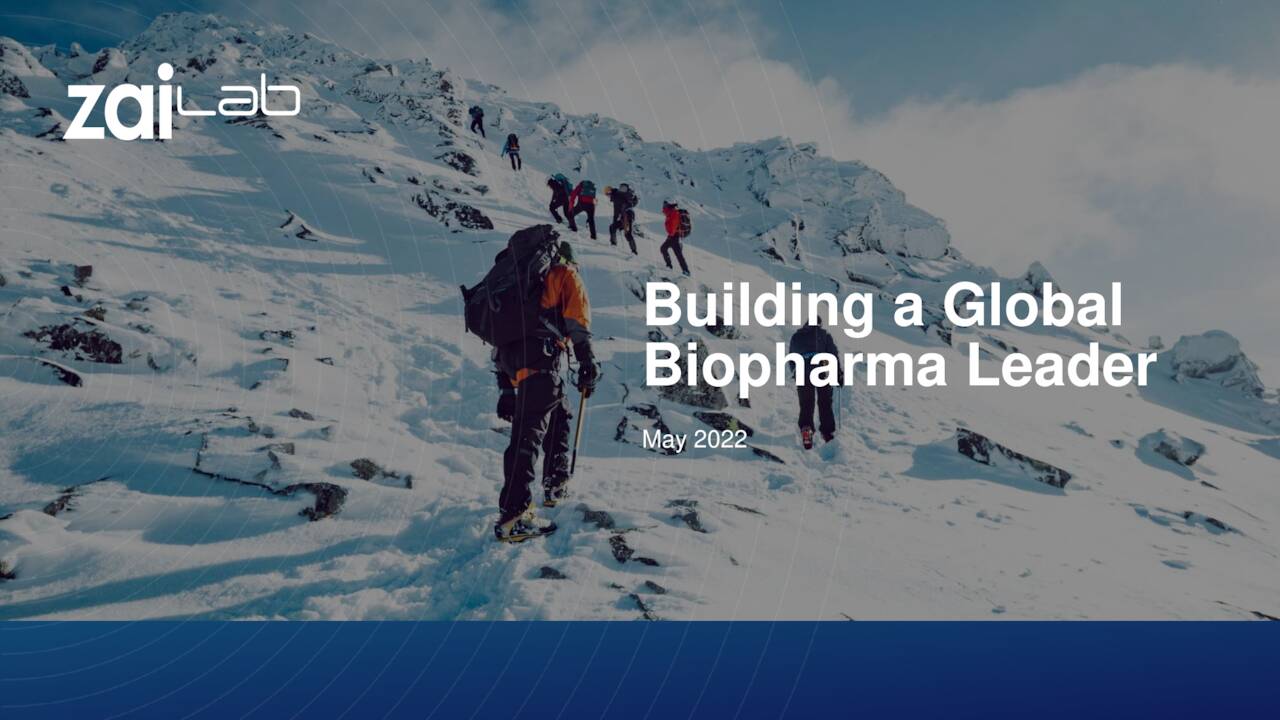 Zai Lab Limited 2022 Q1 Results Earnings Call Presentation (NASDAQ