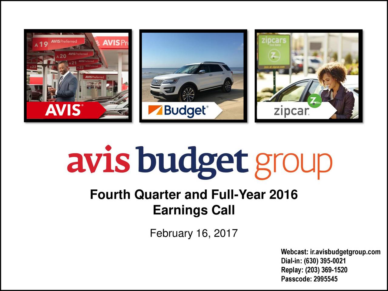 Avis Budget Group, Inc. 2016 Q4 - Results - Earnings Call Slides ...