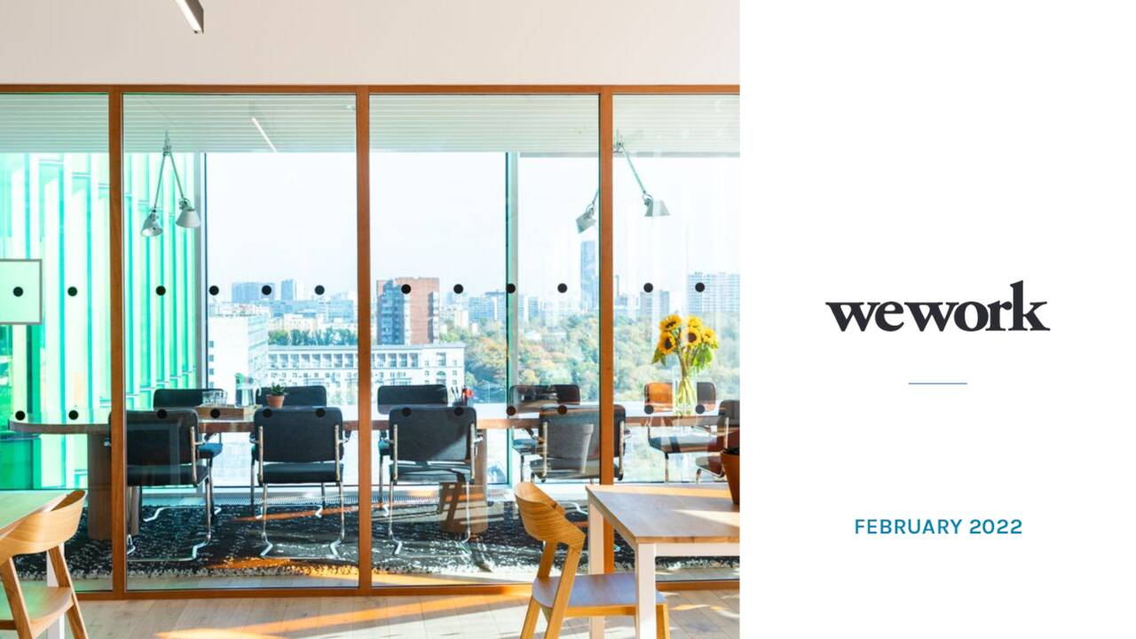 WeWork (WE) Presents At J.P. Global High Yield & Leveraged