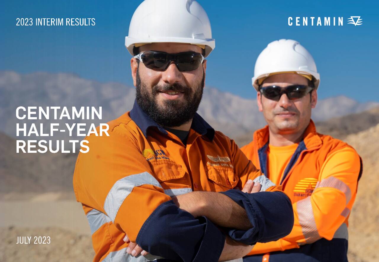 Centamin Plc 2023 Q2 Results Earnings Call Presentation Otcmkts