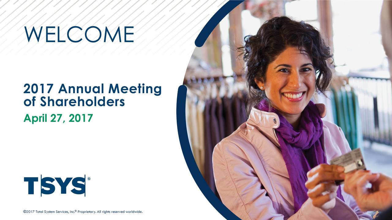 Total System Services (TSS) Investor Presentation Slideshow (NYSETSSDEFUNCT1322) Seeking