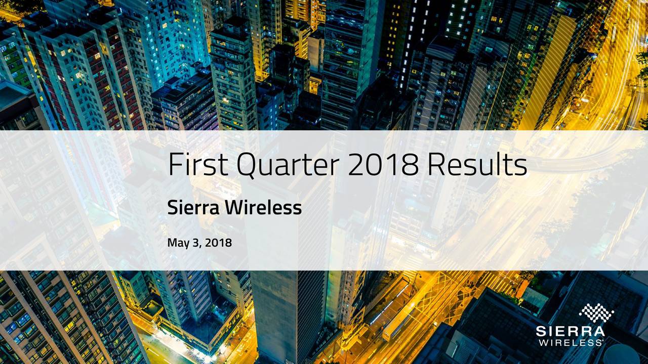 First Quarter 2018 Results