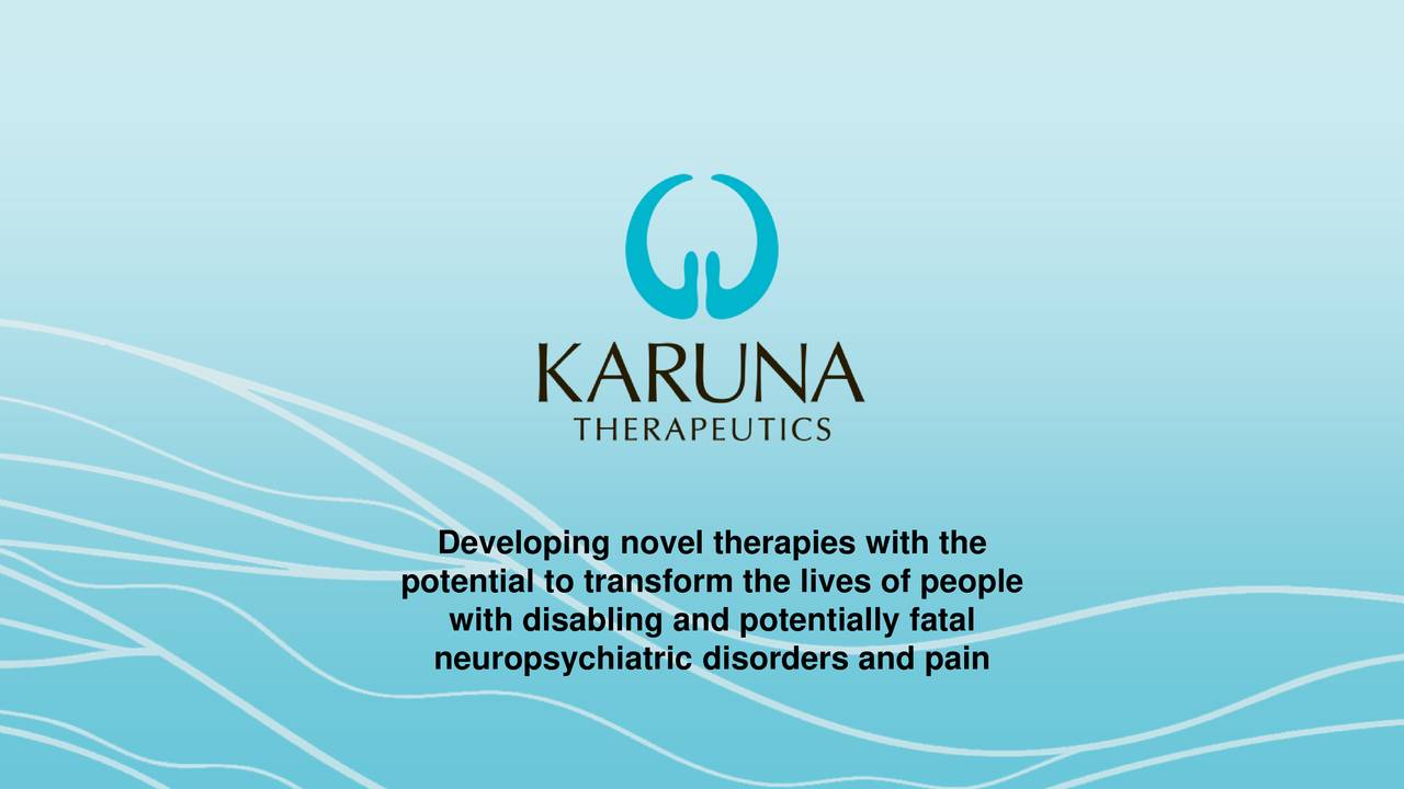 Karuna Therapeutics (KRTX) Presents At 38th Annual J.P. Morgan ...