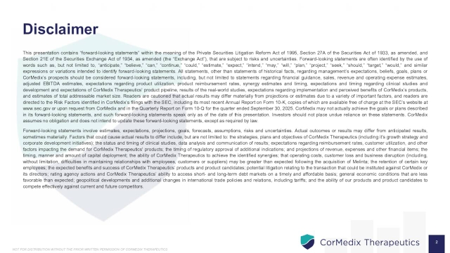 CorMedix Inc. (CRMD) Analyst/Investor Day - Slideshow (NASDAQ:CRMD ...
