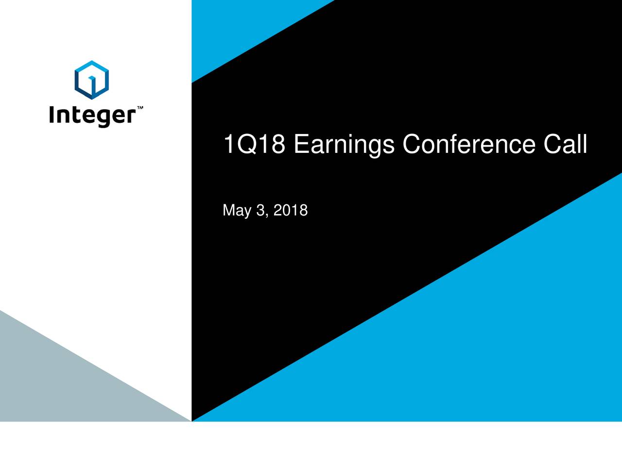 1Q18 Earnings Conference Call