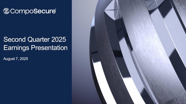 CompoSecure, Inc. 2025 Q2 - Results - Earnings Call Presentation (NYSE ...