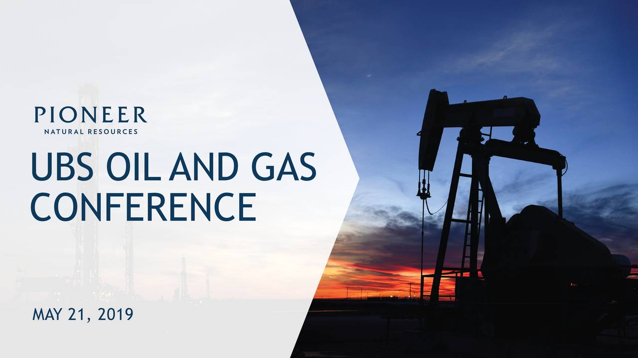 Pioneer Natural Resources (PXD) Presents At UBS Global Oil and Gas