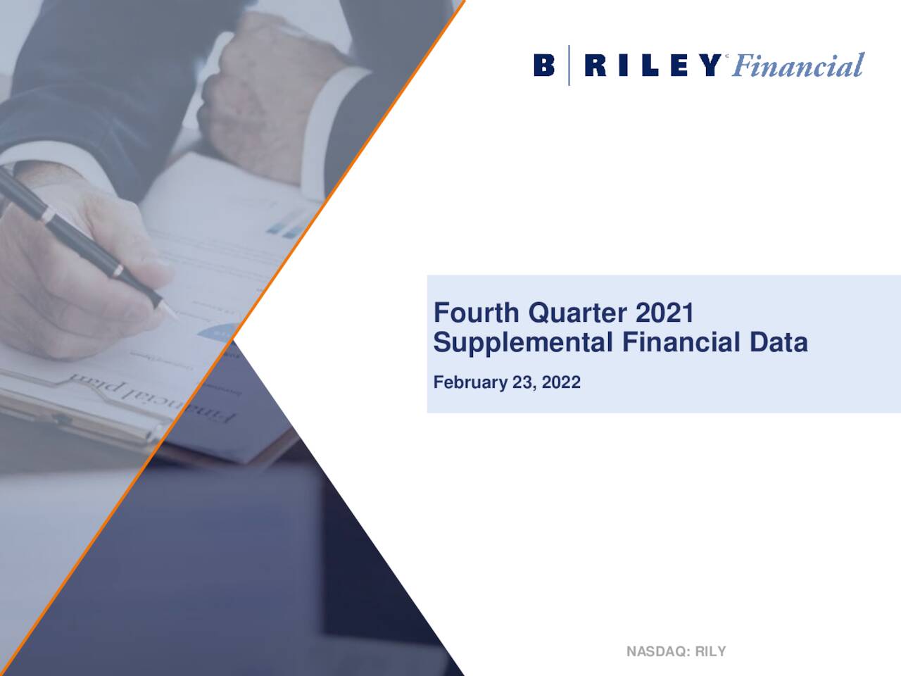 B. Riley Financial, Inc. 2021 Q4 - Results - Earnings Call Presentation ...