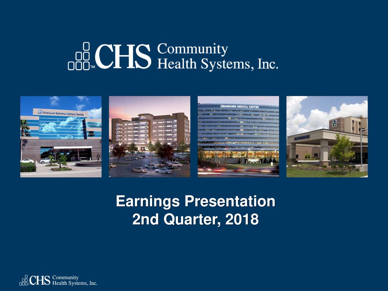 Community Health Systems, Inc. 2018 Q2 - Results - Earnings Call Slides ...