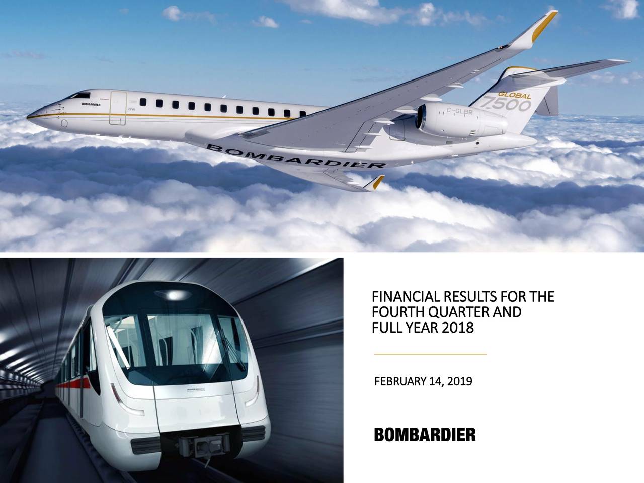 Bombardier Inc.B 2018 Q4 Results Earnings Call Slides (OTCMKTS