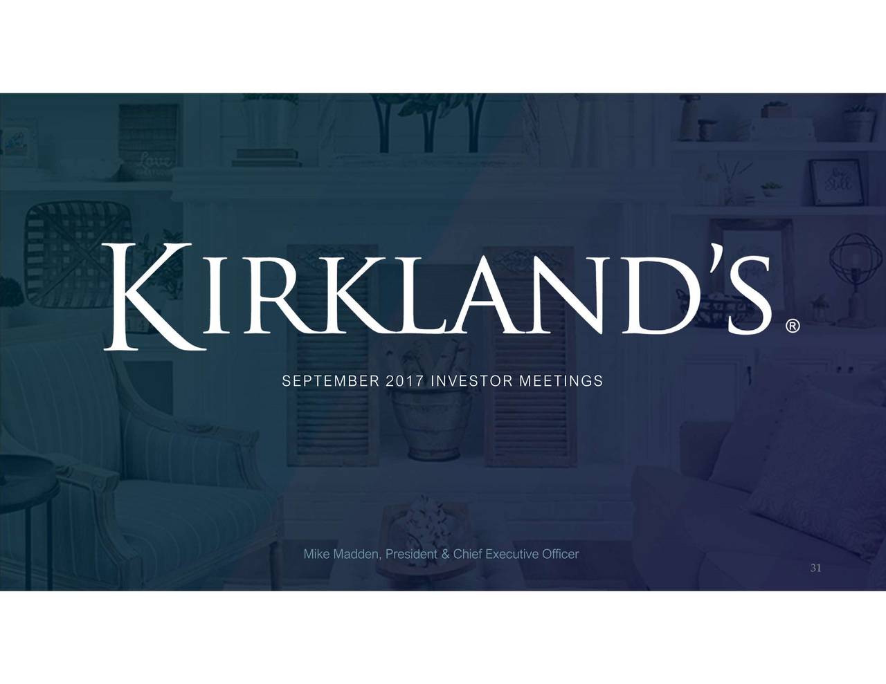 Kirkland's (KIRK) Presents At 3rd Annual B. Riley & Co. Consumer ...