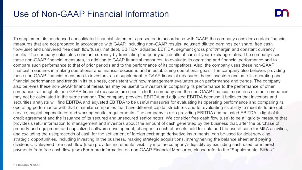 Diebold Nixdorf, Incorporated 2021 Q4 Results Earnings Call Presentation (NYSEDBD