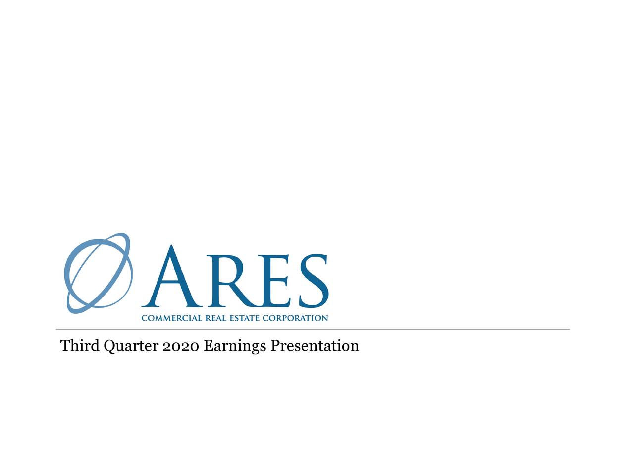 Ares Commercial Real Estate Corporation 2020 Q3 - Results - Earnings ...