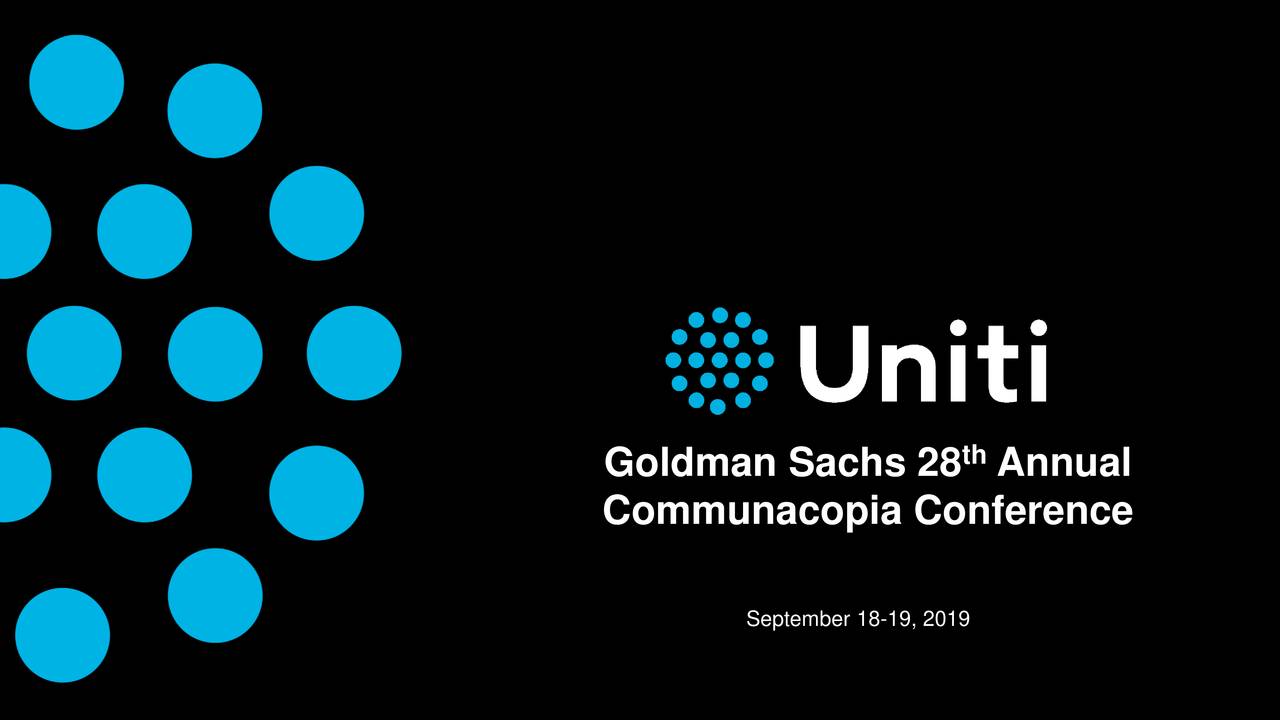 Uniti Group (UNIT) Presents At Goldman Sachs Communacopia Conference