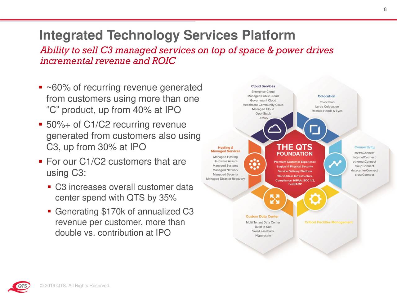 QTS Realty Trust, Inc. 2017 Q1 Results Earnings Call Slides (NYSE