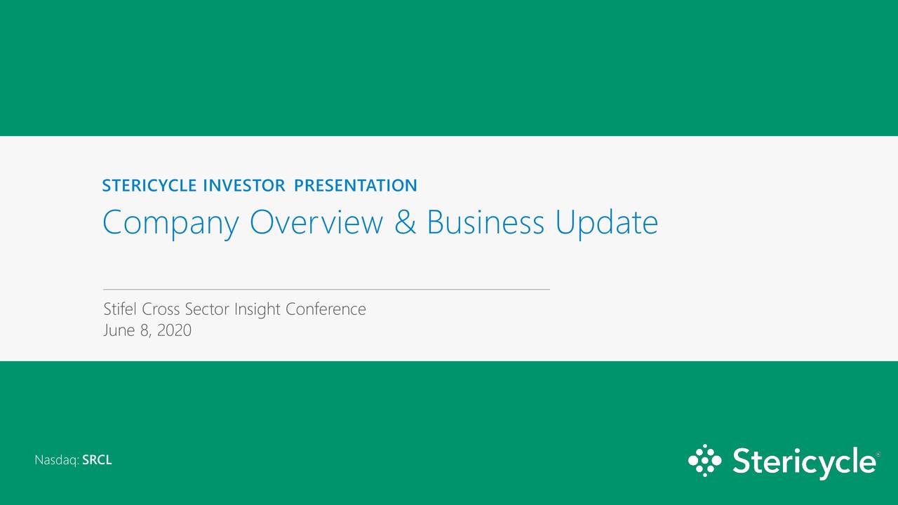 STERICYCLE INVESTOR PRESENTATION