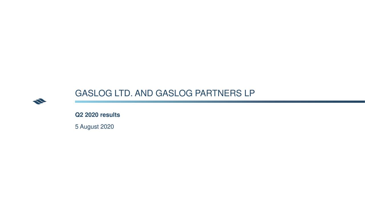 GasLog Partners LP 2020 Q2 - Results - Earnings Call Presentation (NYSE ...