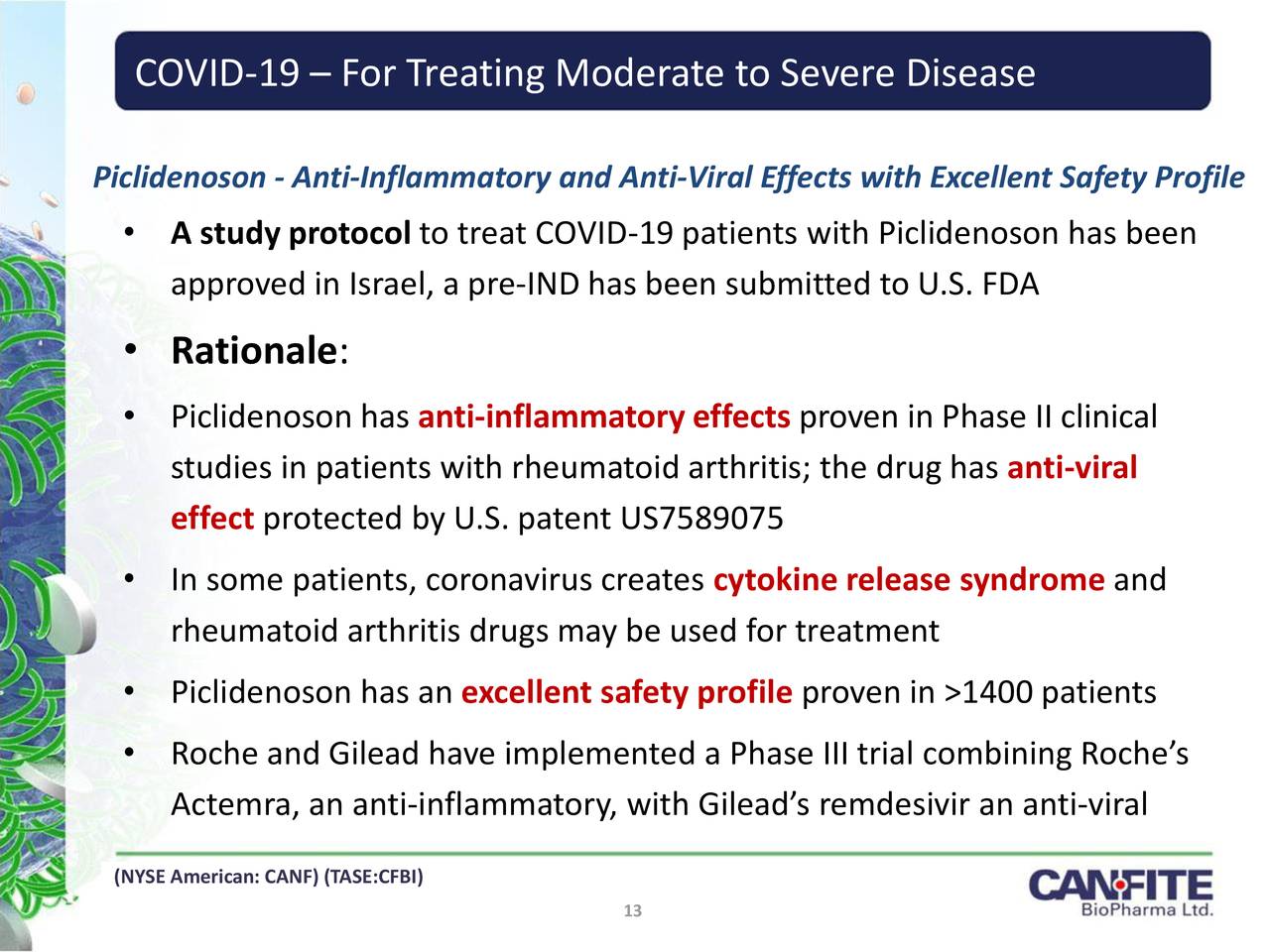 Can-Fite BioPharma (CANF) Investor Presentation - Slideshow (NYSE:CANF ...