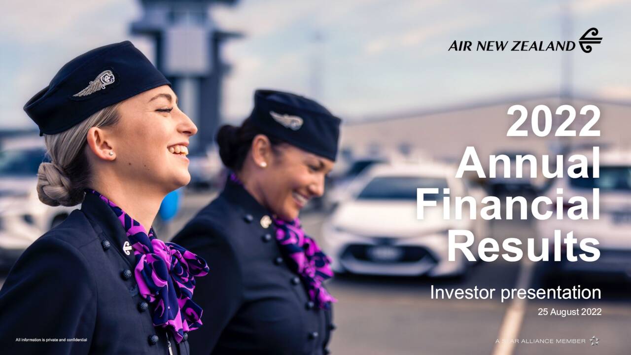 air new zealand investor presentation