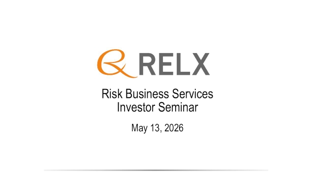 RELX PLC (RELX) Discusses Business Services Strategy and Innovation in ...