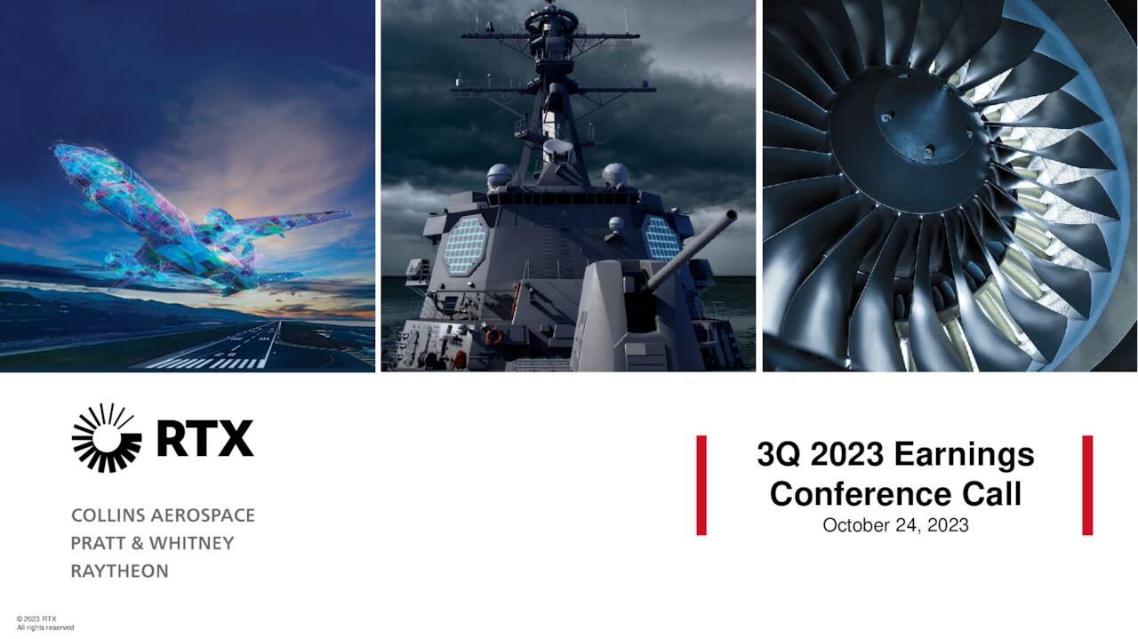 RTX Corporation 2023 Q3 Results Earnings Call Presentation (NYSE