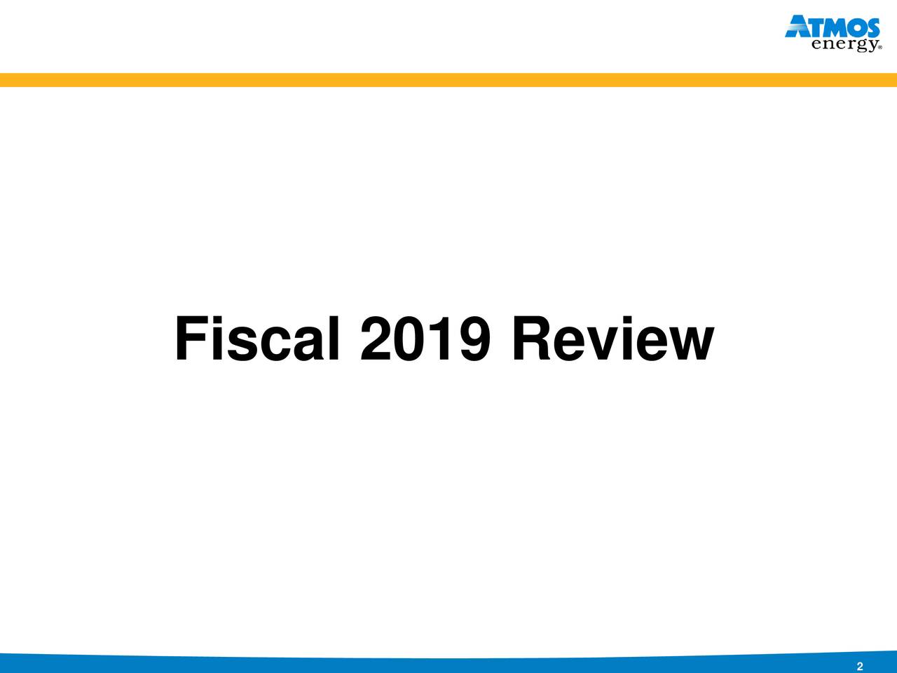 Fiscal 2019 Review