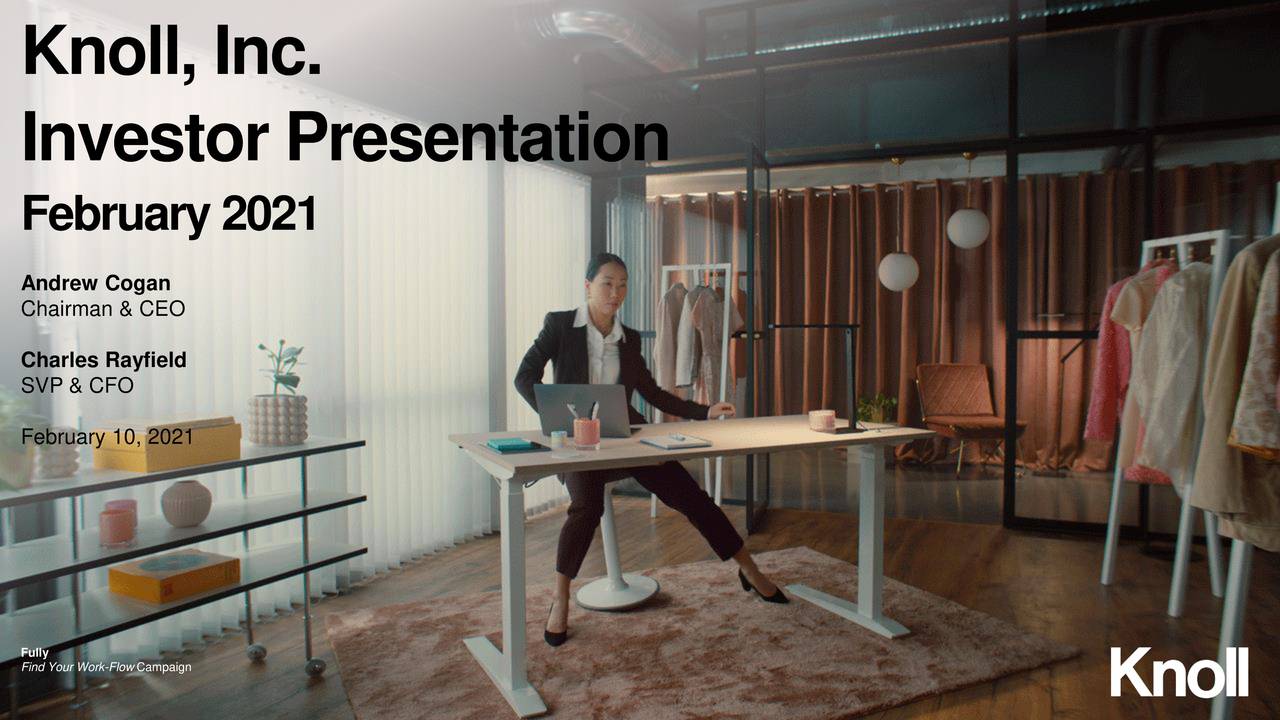 Knoll, Inc. 2021 Q1 Results Earnings Call Presentation (NYSEKNL