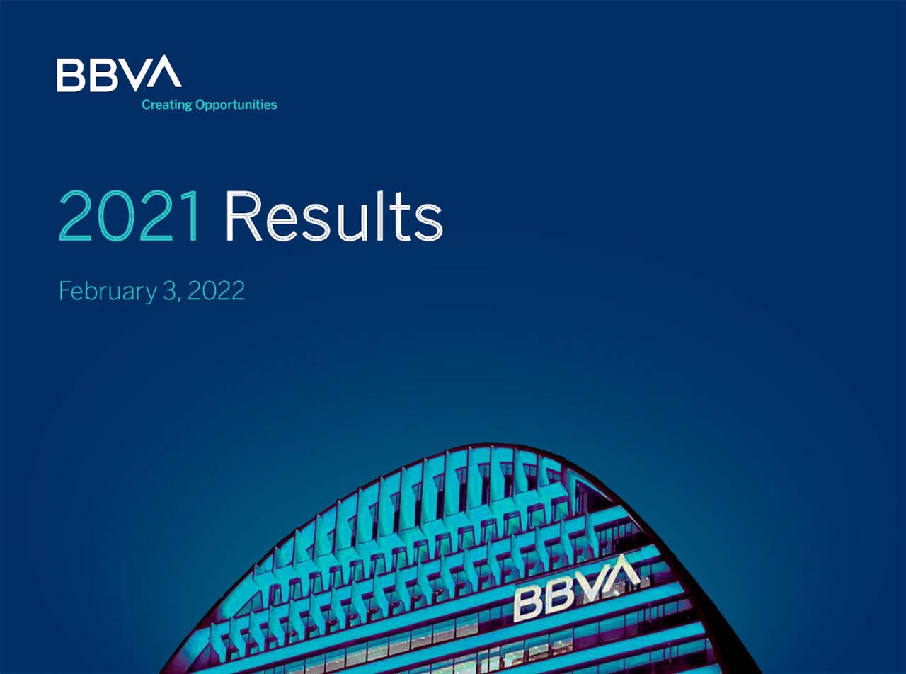 Banco Bilbao Vizcaya Argentaria, S.A. 2021 Q4 Results Earnings Call Presentation (NYSEBBVA