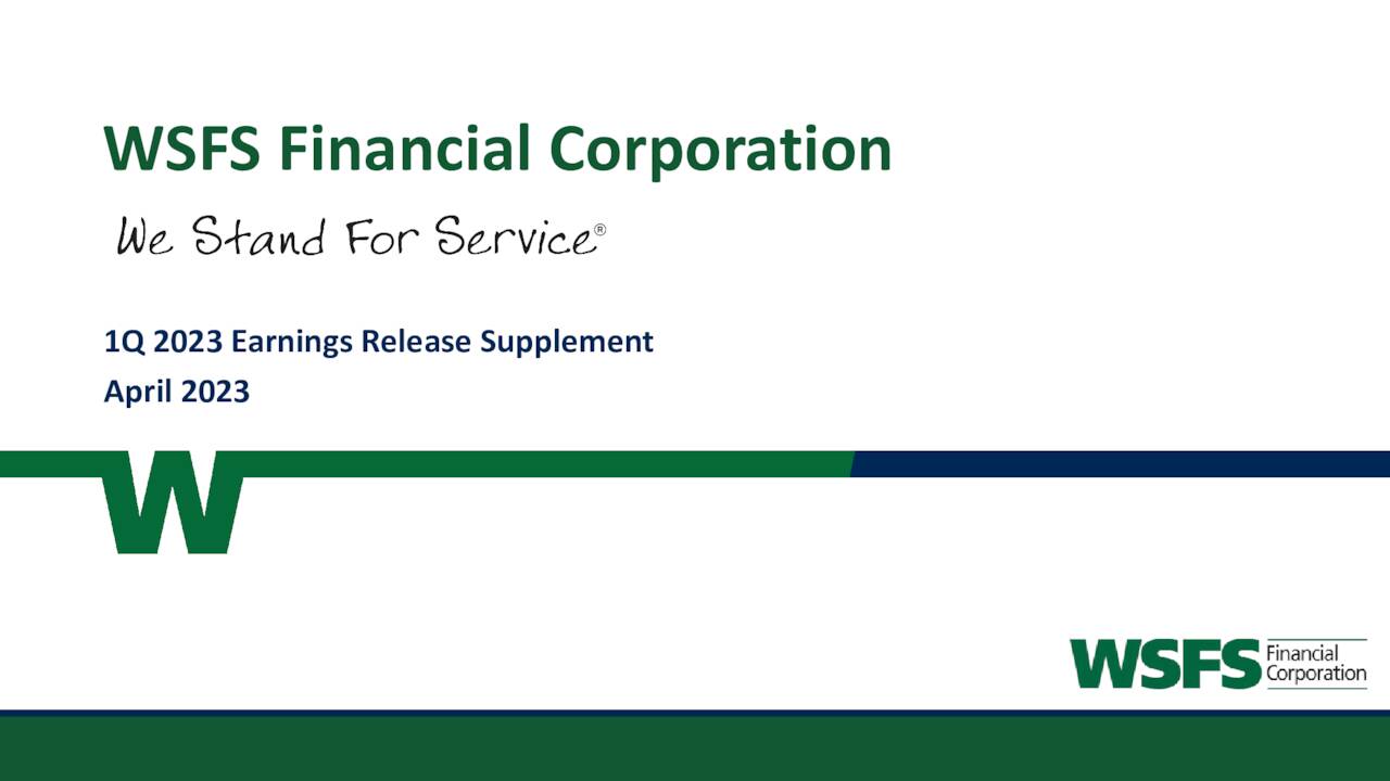 WSFS Financial Corporation 2023 Q1 - Results - Earnings Call ...