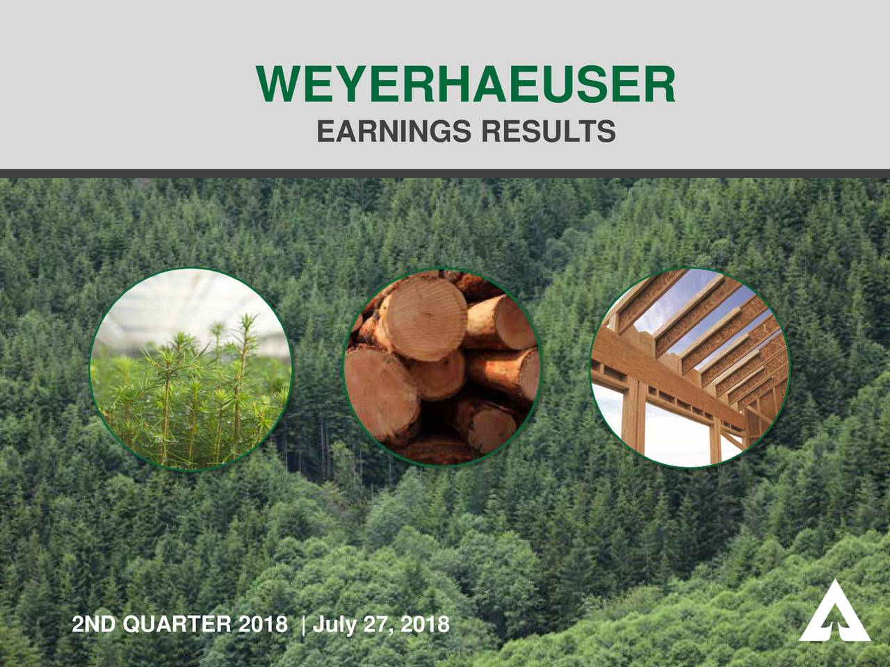 Weyerhaeuser Co. 2018 Q2 Results Earnings Call Slides (NYSEWY
