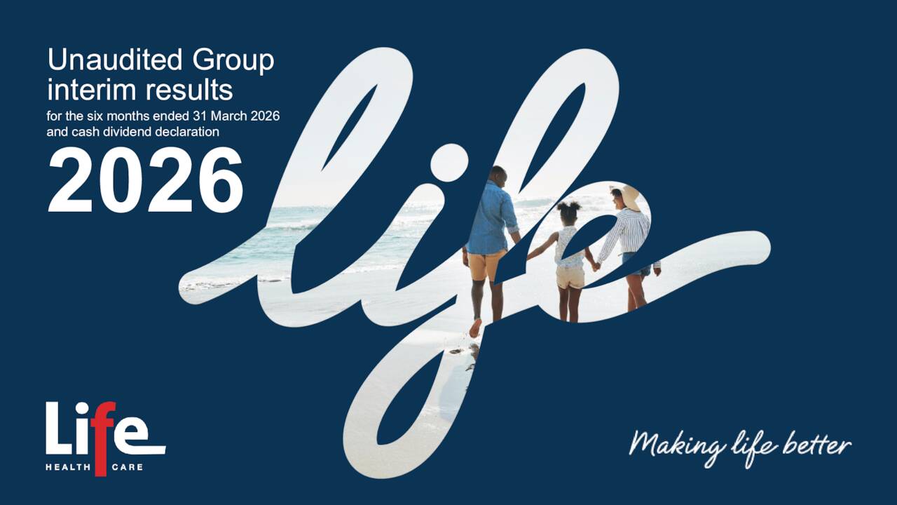 Life Healthcare Group Holdings Limited 2026 Q2 - Results - Earnings ...