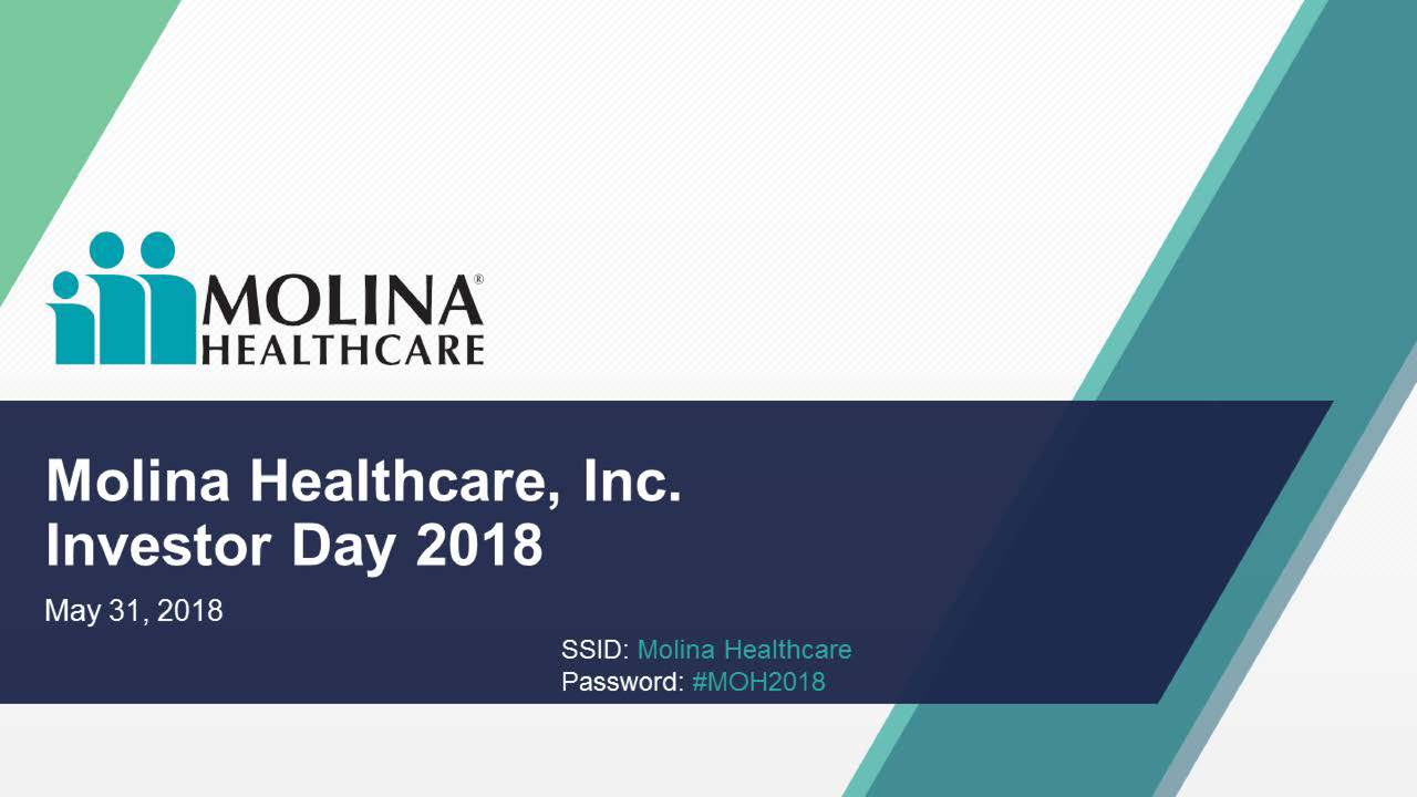 Molina Healthcare (MOH) Investor Presentation Slideshow (NYSEMOH