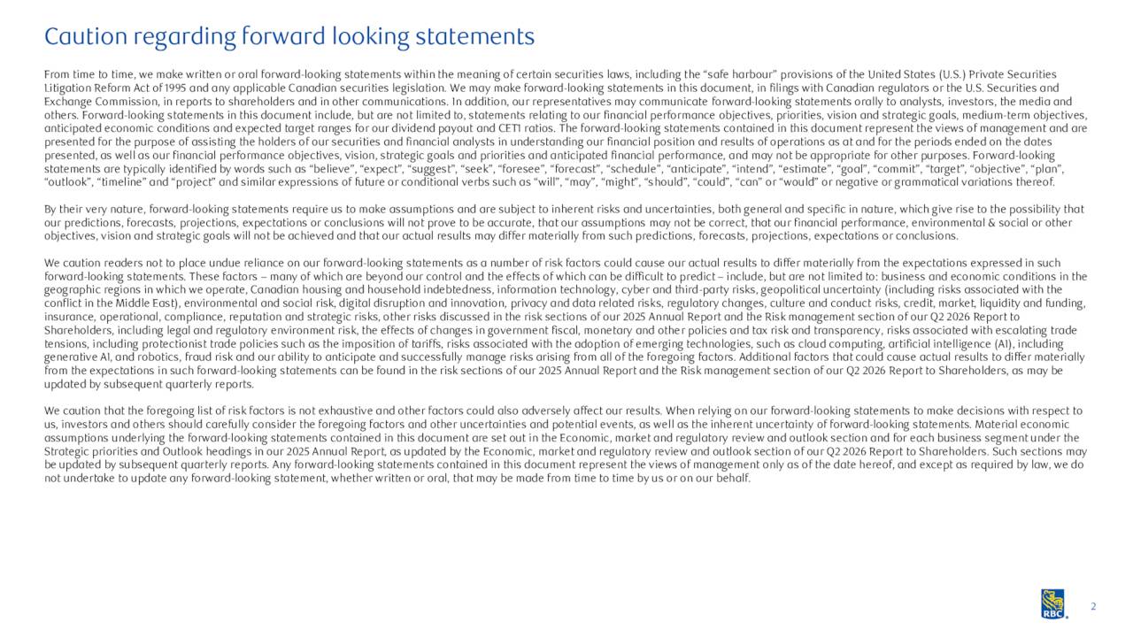 Royal Bank of Canada 2026 Q2 - Results - Earnings Call Presentation ...