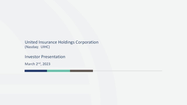 United Insurance Holdings Corp. 2022 Q4 - Results - Earnings Call ...