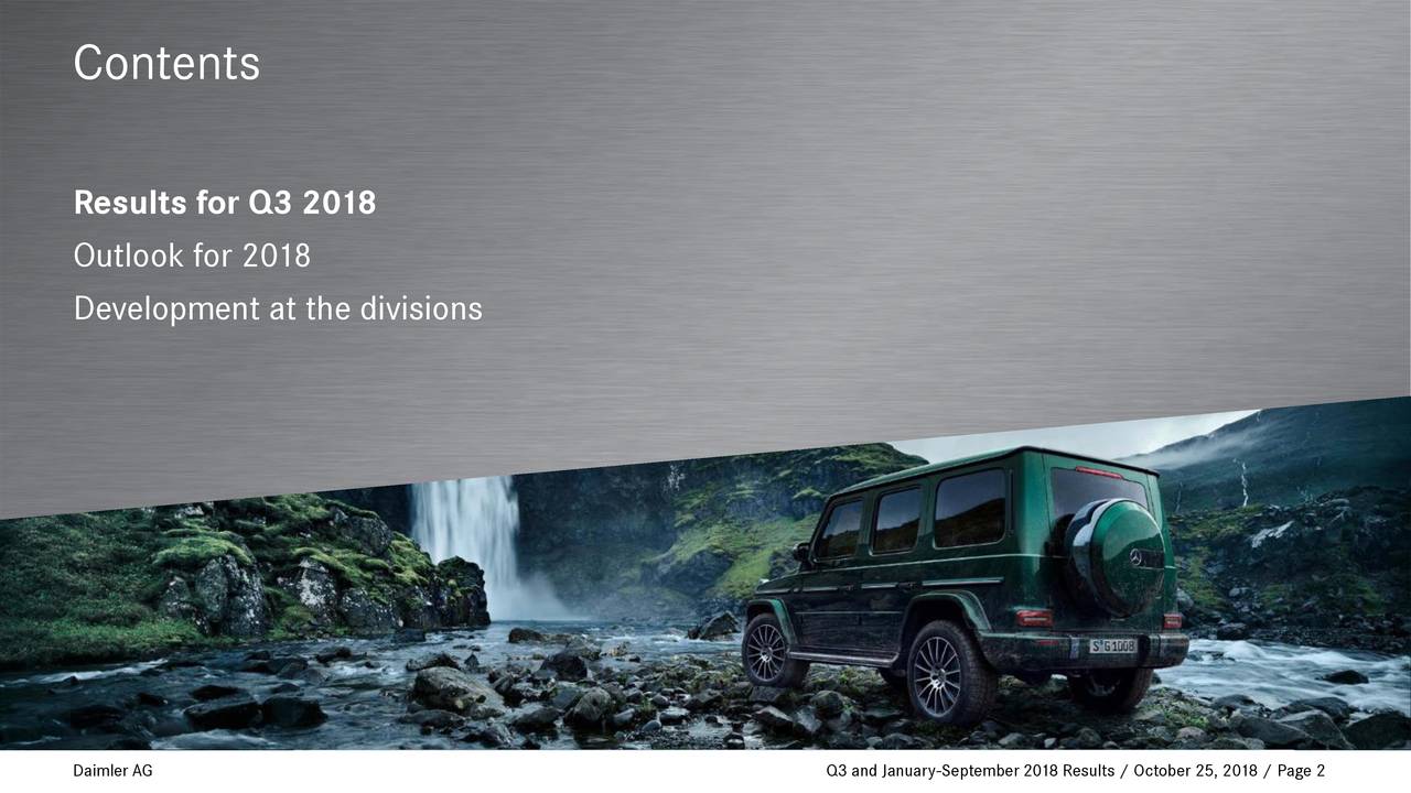 Daimler Ag 2018 Q3 Results Earnings Call Slides Otcmktsmbgaf Seeking Alpha 3305