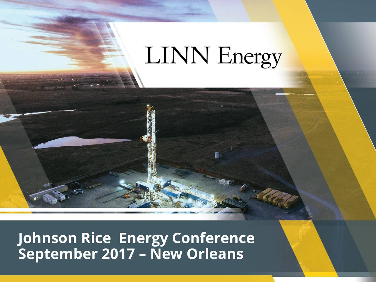 Linn Energy (LNGG) Presents At Johnson Rice & Company 2017 Energy