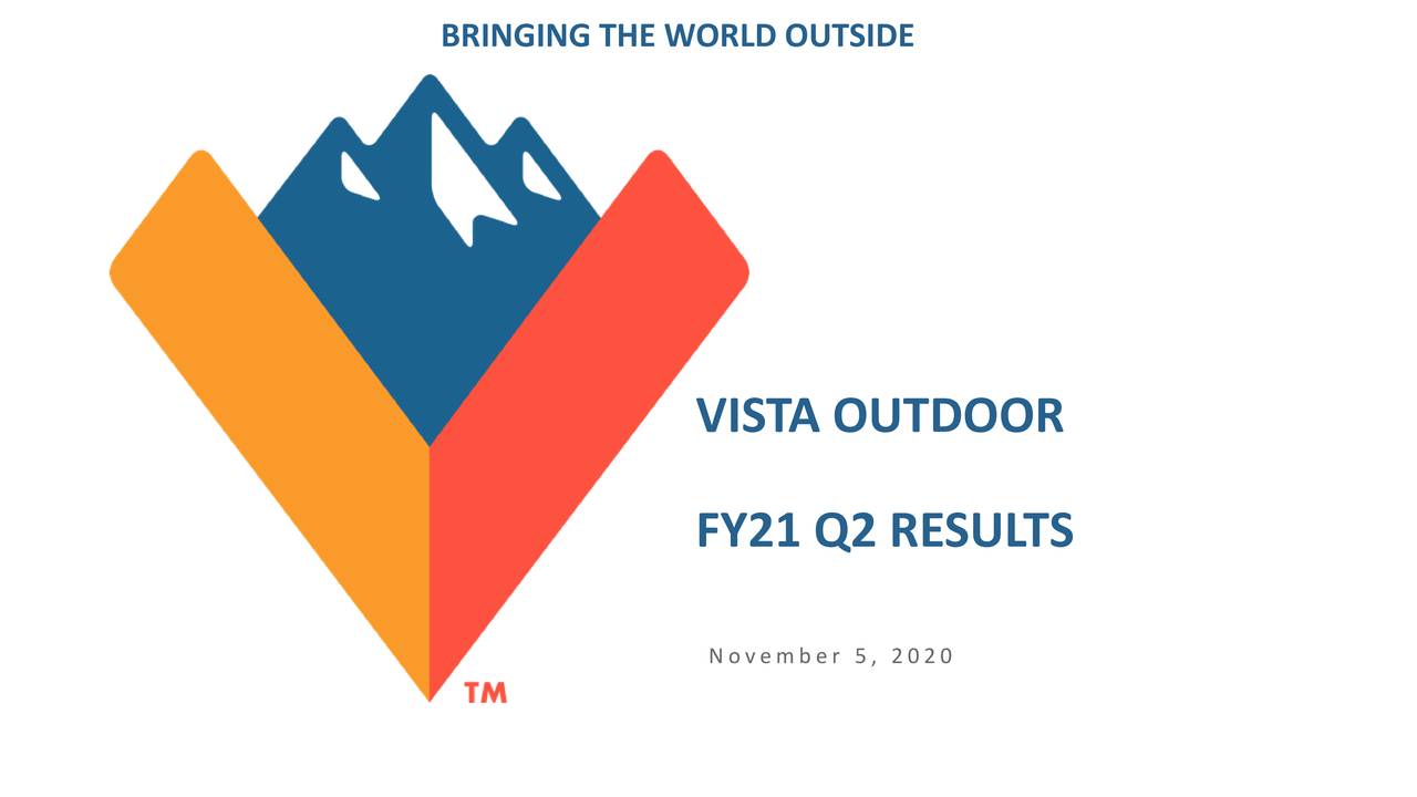Vista Outdoor Inc. 2021 Q2 Results Earnings Call Presentation (NYSE