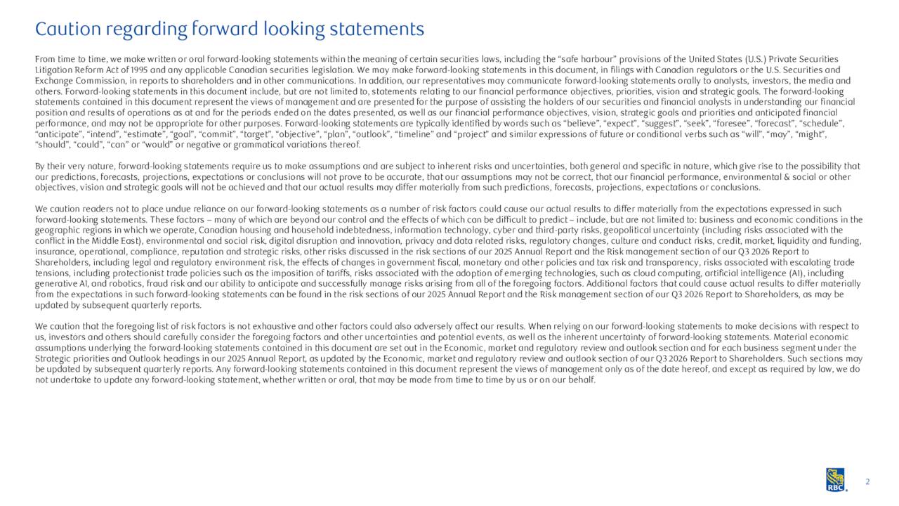 Royal Bank of Canada 2026 Q3 - Results - Earnings Call Presentation ...